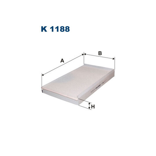 K 1188 - Filter, kupéventilation 
