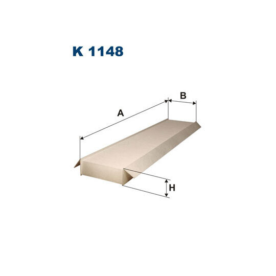 K 1148 - Filter, interior air 