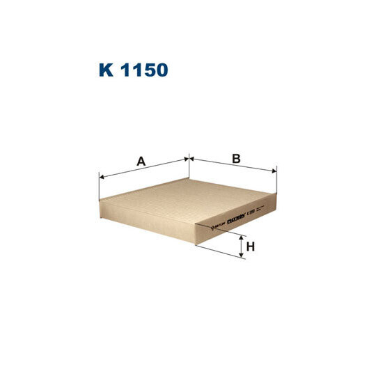 K 1150 - Filter, interior air 