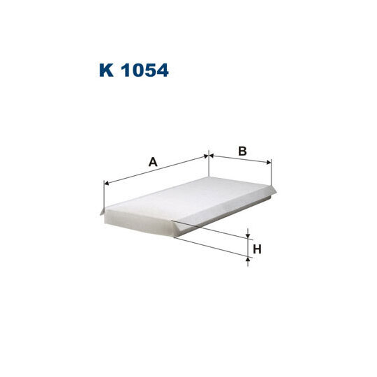 K 1054 - Filter, interior air 