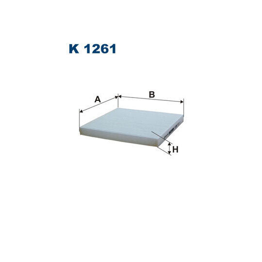 K 1261 - Filter, interior air 