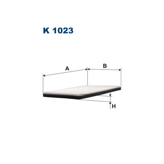 K 1023 - Filter, kupéventilation 