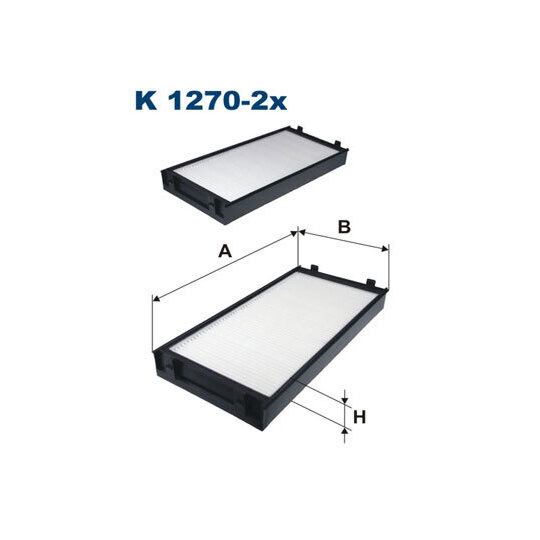 K 1270-2X - Filter, interior air 