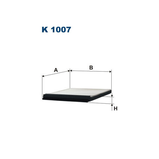 K 1007 - Filter, kupéventilation 