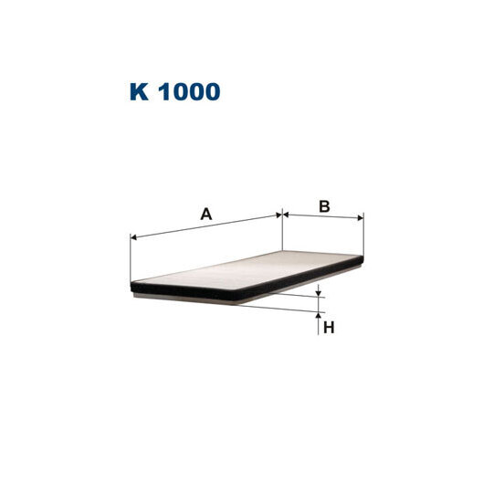 K 1000 - Filter, interior air 