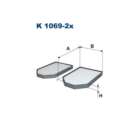 K 1069-2X - Suodatin, sisäilma 