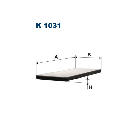 K 1031 - Suodatin, sisäilma 