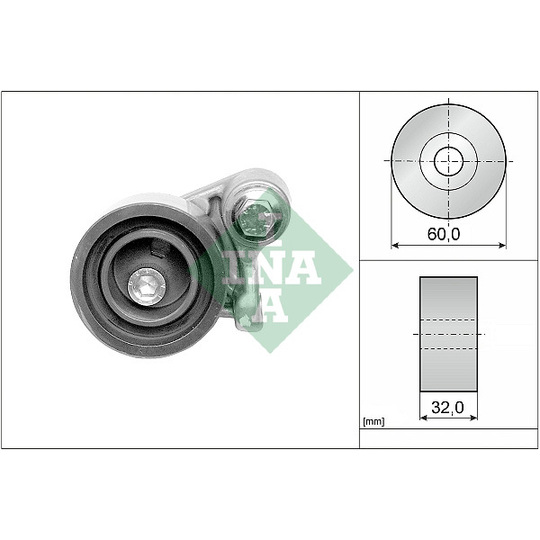 531 0377 10 - Tensioner Pulley, timing belt 