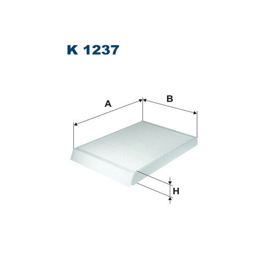 K 1237 - Filter, interior air 