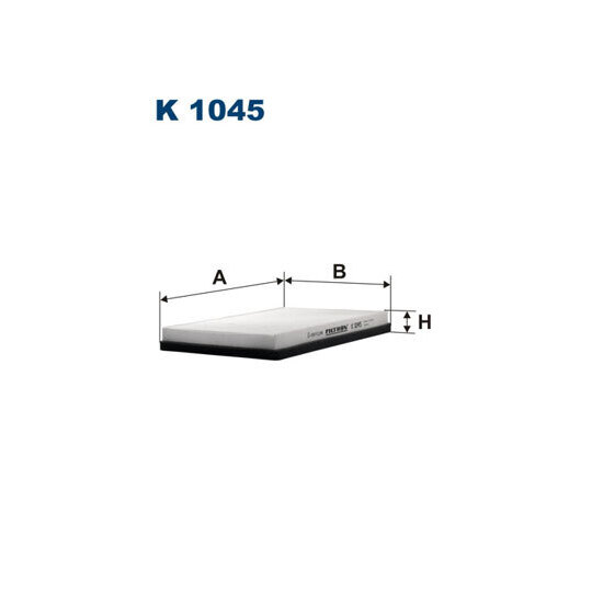 K 1045 - Filter, interior air 