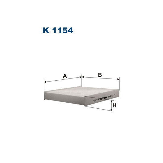 K 1154 - Filter, interior air 