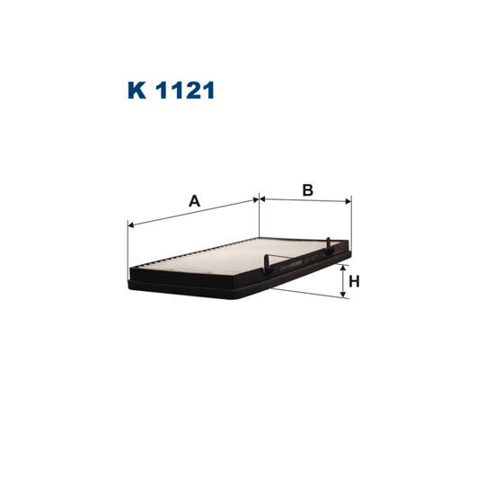 K 1121 - Filter, interior air 