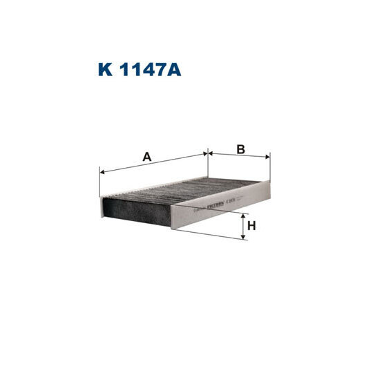 K 1147A - Filter, interior air 