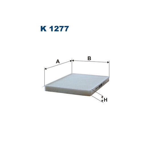 K 1277 - Filter, kupéventilation 