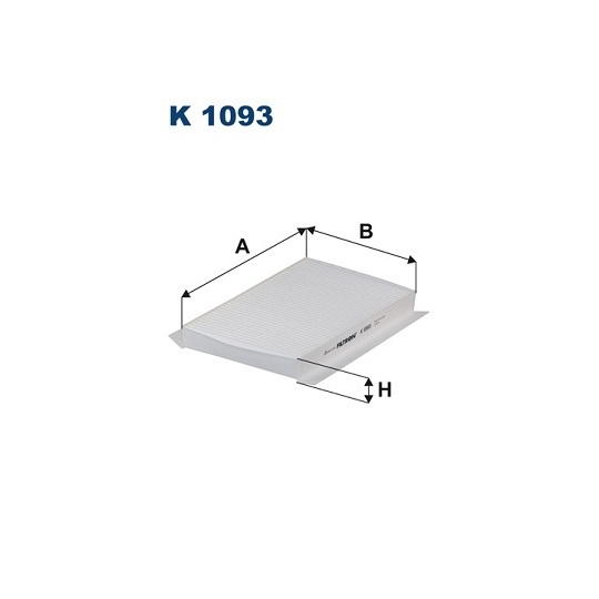 K 1093 - Filter, interior air 