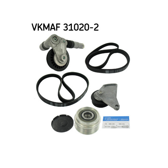 VKMAF 31020-2 - V-Ribbed Belt Set 