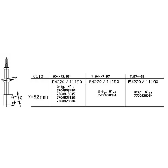 E4220 - Shock Absorber 