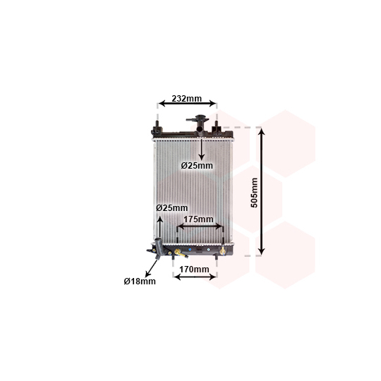 11002070 - Radiator, engine cooling 