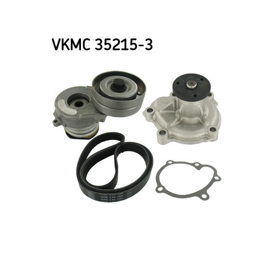 VKMC 35215-3 - Water Pump + V-Ribbed Belt Set 