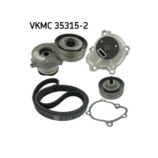 VKMC 35315-2 - Water Pump + V-Ribbed Belt Set 
