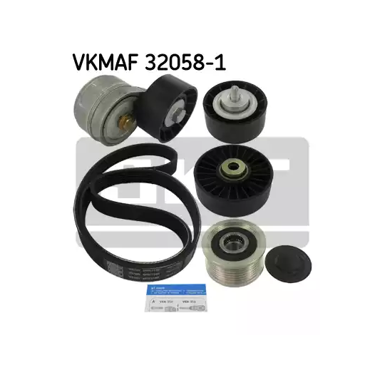 VKMAF 32058-1 - V-Ribbed Belt Set 