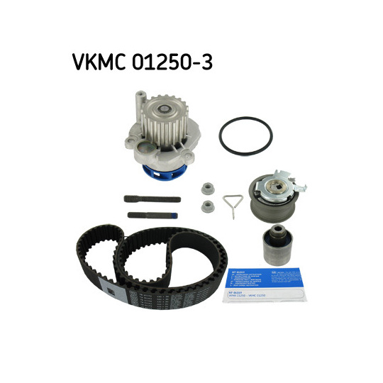 VKMC 01250-3 - Vattenpump + kuggremssats 