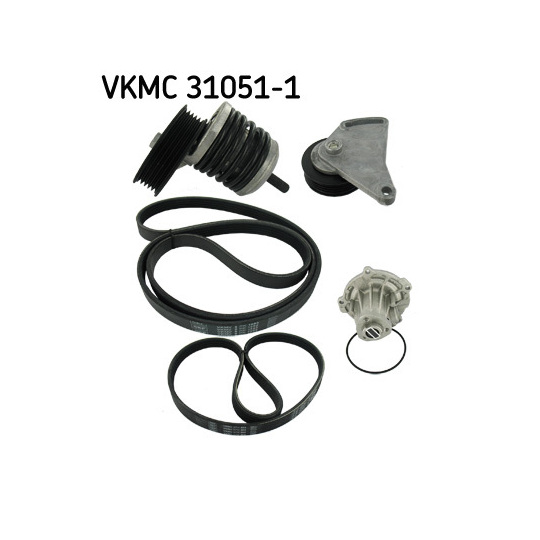VKMC 31051-1 - Water Pump + V-Ribbed Belt Set 