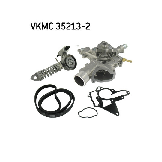 VKMC 35213-2 - Water Pump + V-Ribbed Belt Set 