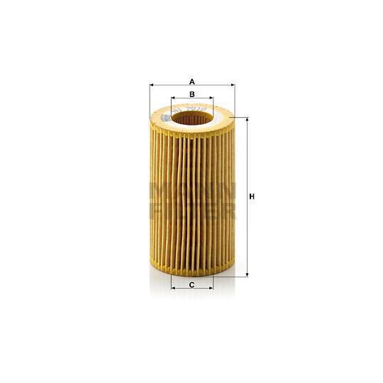 HU 7010 z - Oil filter 
