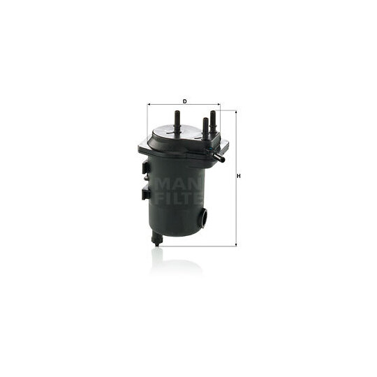 WK 939/12 x - Fuel filter 