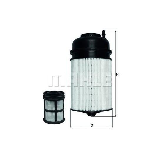 KX 224/17 KIT - Fuel filter 