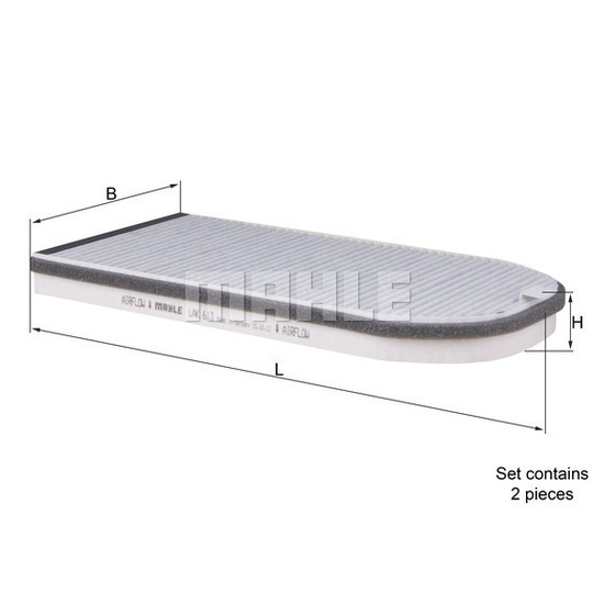 LAK 613/S - Filter, interior air 