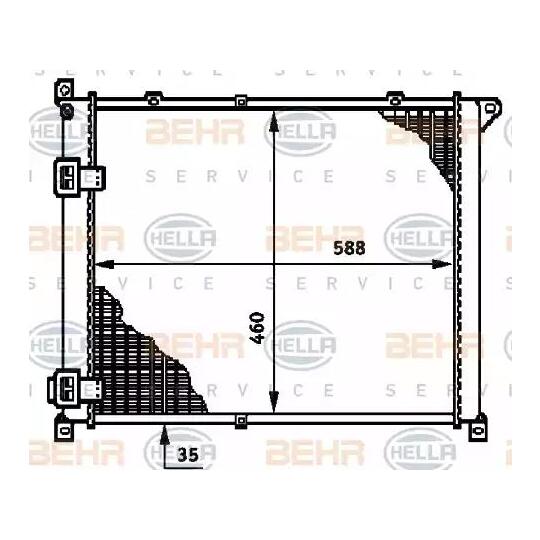 8MK 376 719-341 - Radiator, engine cooling 