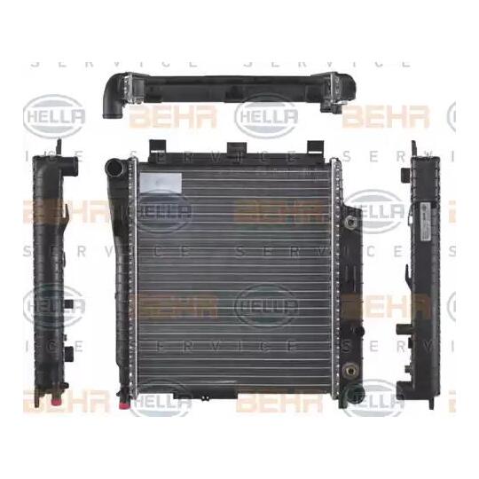 8MK 376 721-101 - Radiator, engine cooling 