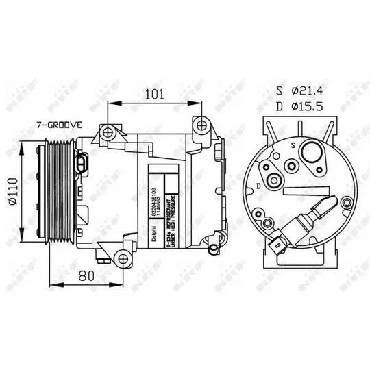 32478G - Compressor, air conditioning 