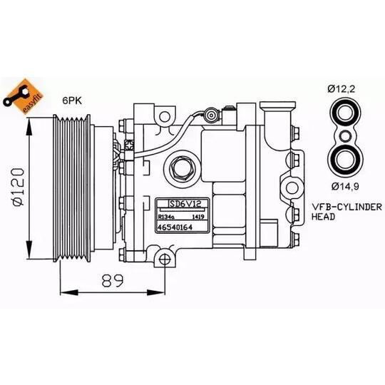 32189G - Compressor, air conditioning 