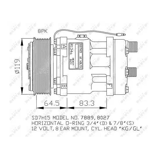 32133G - Compressor, air conditioning 