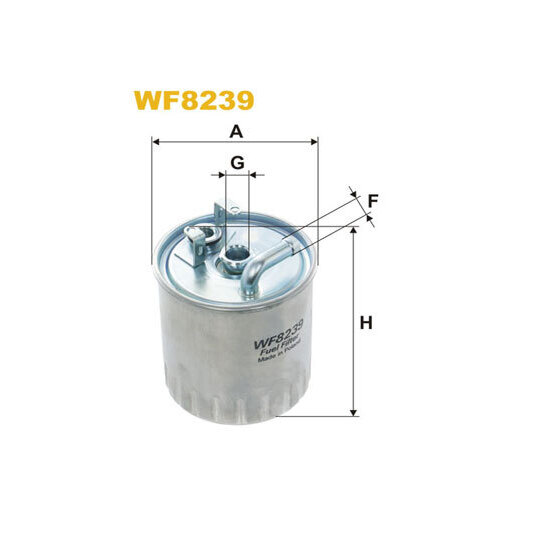 WF8239 - Polttoainesuodatin 