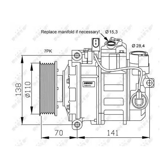 32613G - Kompressor, klimatanläggning 