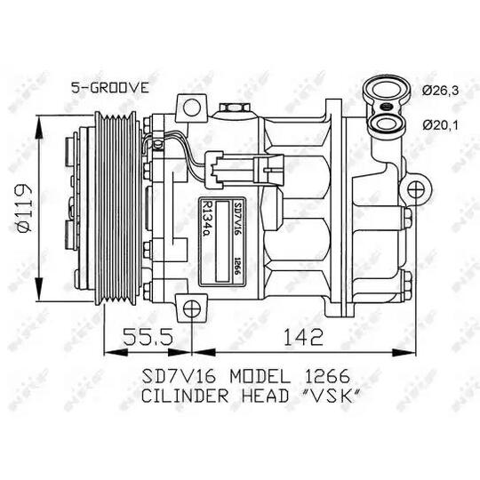 32269G - Kompressor, klimatanläggning 