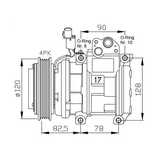 32449G - Kompressori, ilmastointilaite 