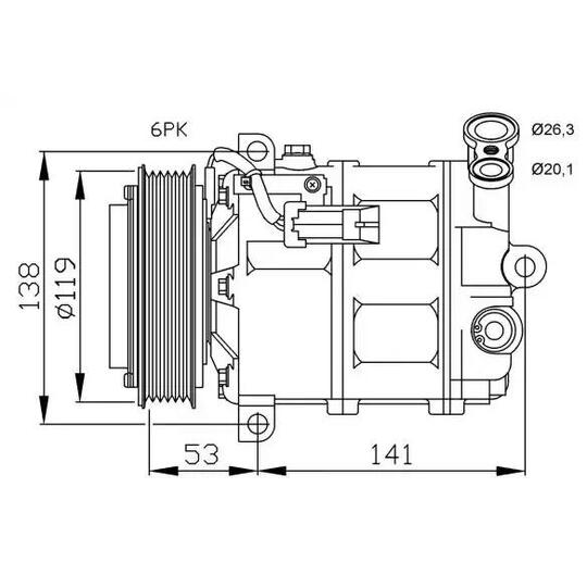 32672G - Compressor, air conditioning 