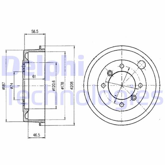 BF1 - Brake Drum 