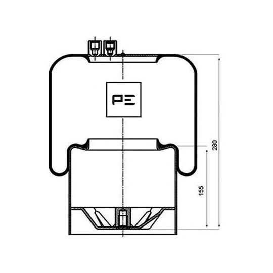 084.107-77A - Boot, air suspension 