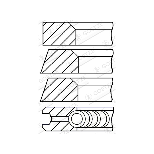 08-165107-10 - Piston Ring Kit 