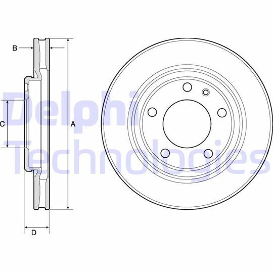 BG3204 - Brake Disc 