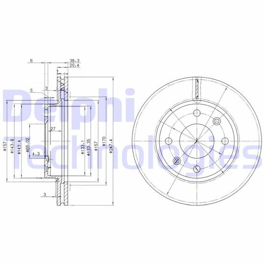 BG2292 - Brake Disc 