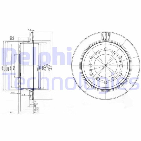 BG3557 - Brake Disc 