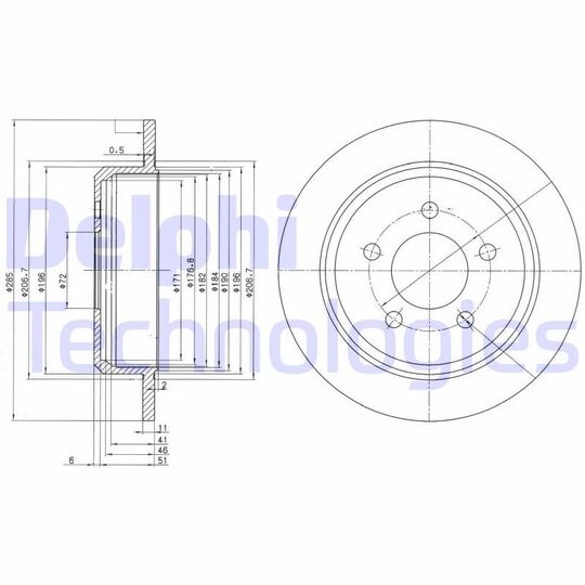 BG3073 - Brake Disc 