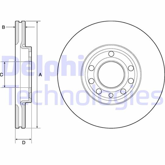 BG3713 - Brake Disc 